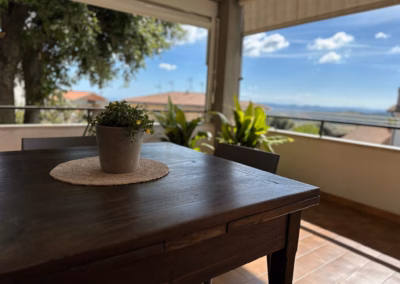 Ferienwohnung in Massa Marittima in der Toskana mit Terrasse und Ausblick für Familien und Biker